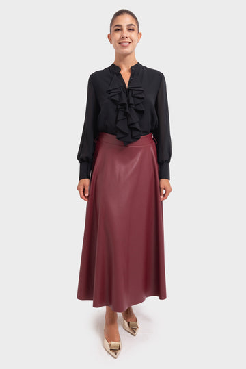 Gonna Rouge noir MATISS - LIL-GN-A8590SYP#