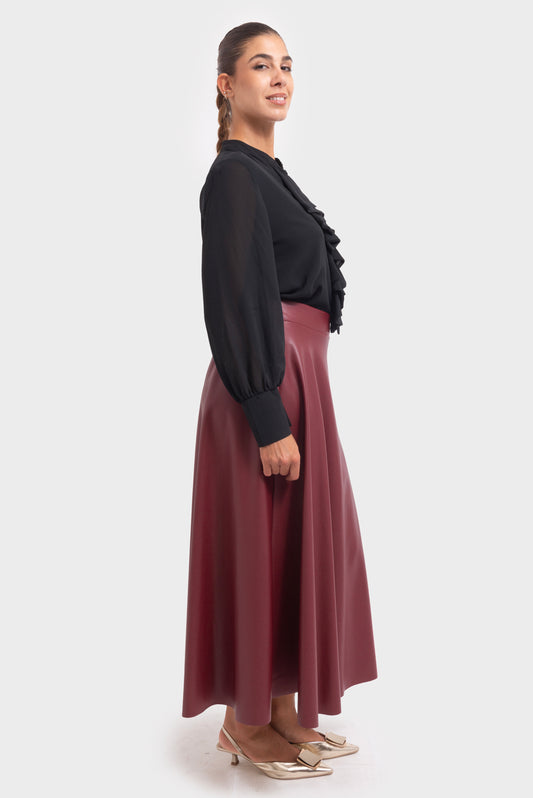 Gonna Rouge noir MATISS - LIL-GN-A8590SYP#