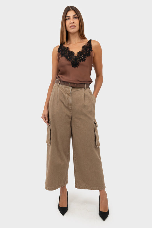 Pantalone Kaki TENSIONE IN - AI25-4069CAMP