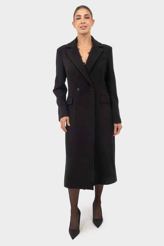Cappotto Nero TENSIONE IN - AI25511CAMP