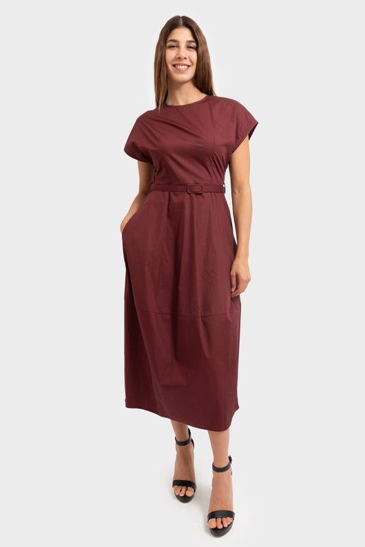 Bordeaux Dress DIXIE - ALTOYAA