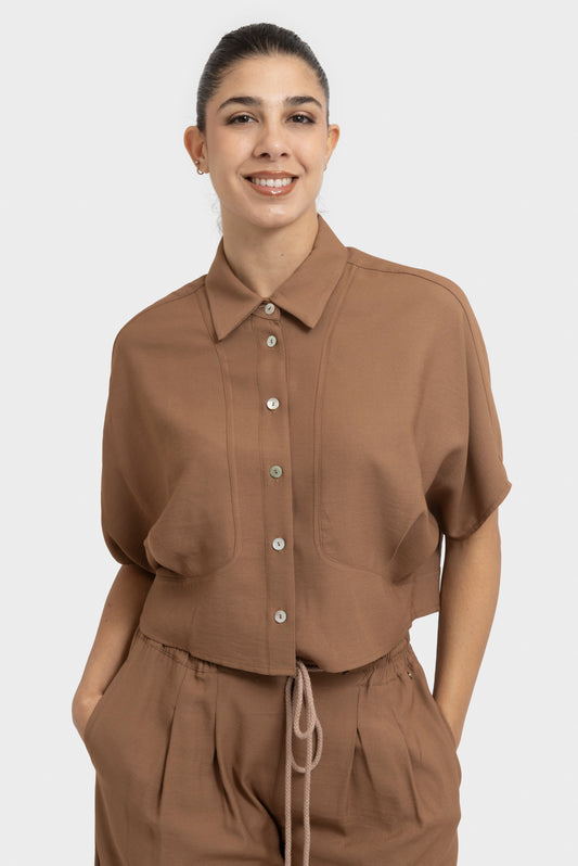Camicia Tabacco DIXIE - C648W182