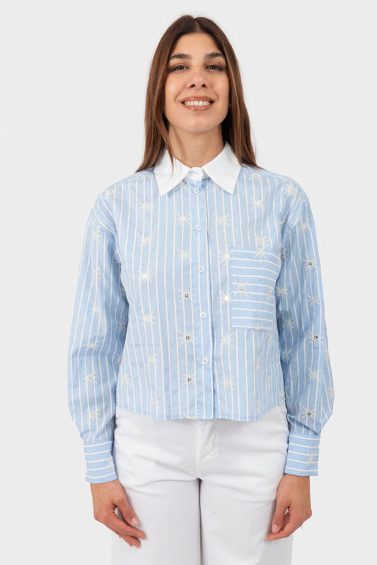 Camicia Celeste DIXIE - CFDIWEE