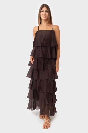 Abito Mocha mousse MATISS - BLR-AB-H4624-Q7