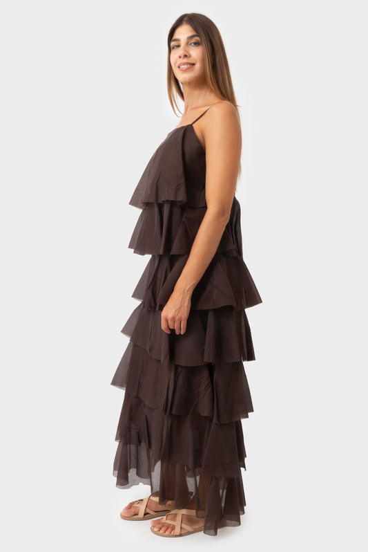 Abito Mocha mousse MATISS - BLR-AB-H4624-Q7