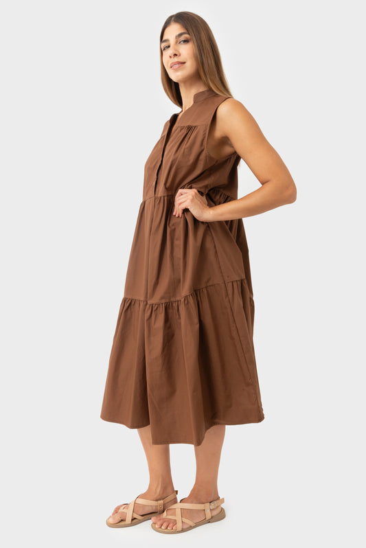 Abito Mocha mousse MATISS - BLR-AB-H4653-C3