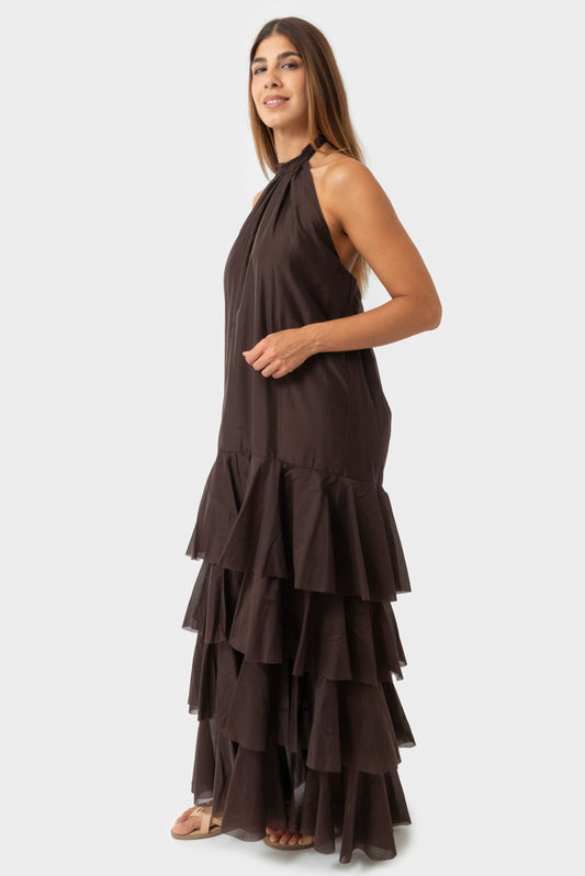 Abito Mocha mousse MATISS - BLR-AB-H4622-Q7