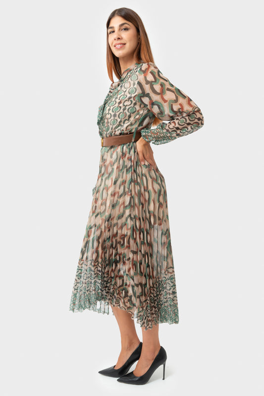 Abito Verde MATISS - BLR-AB-H2580-Q42