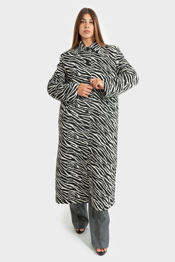 Cappotto Bianco nero MATISS - LMN-CP-LD3341