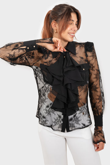 Black Shirt OPIUM Milano - OPM-CM-177/H373