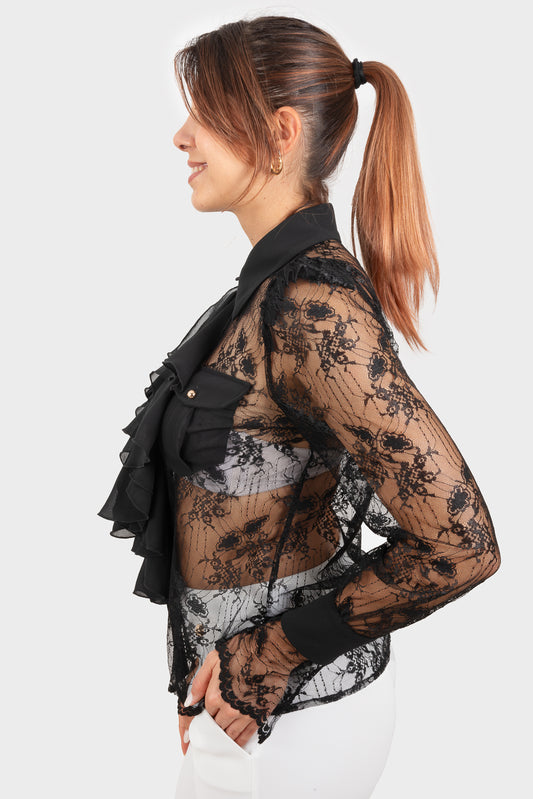 Black Shirt OPIUM Milano - OPM-CM-177/H373