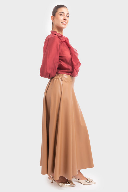 Gonna Cammello MATISS - LIL-GN-A8590SYP#