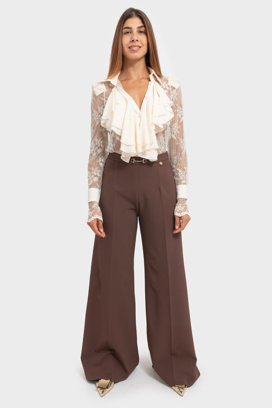 Pantalone Moka mousse OPIUM Milano - OPM-PN-426/EN57