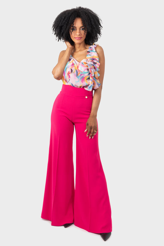 Fuchsia Pants OPIUM Milano - OPM-PN-280/EN55