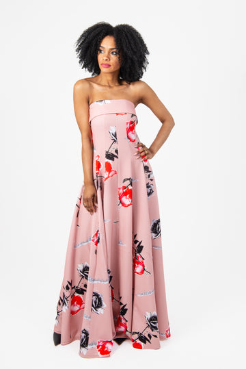 Rose/nude Dress OPIUM Milano - OPM-AB-763/GENI