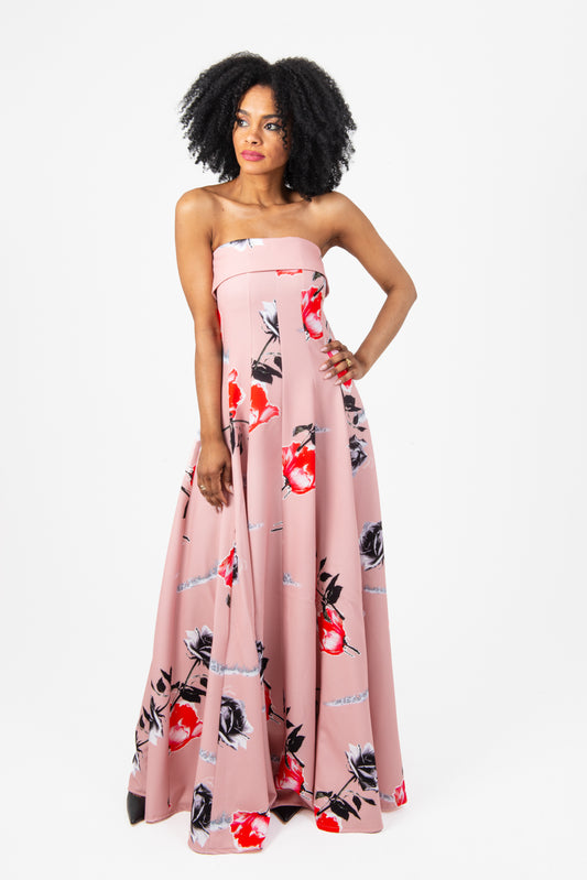 Rose/nude Dress OPIUM Milano - OPM-AB-763/GENI