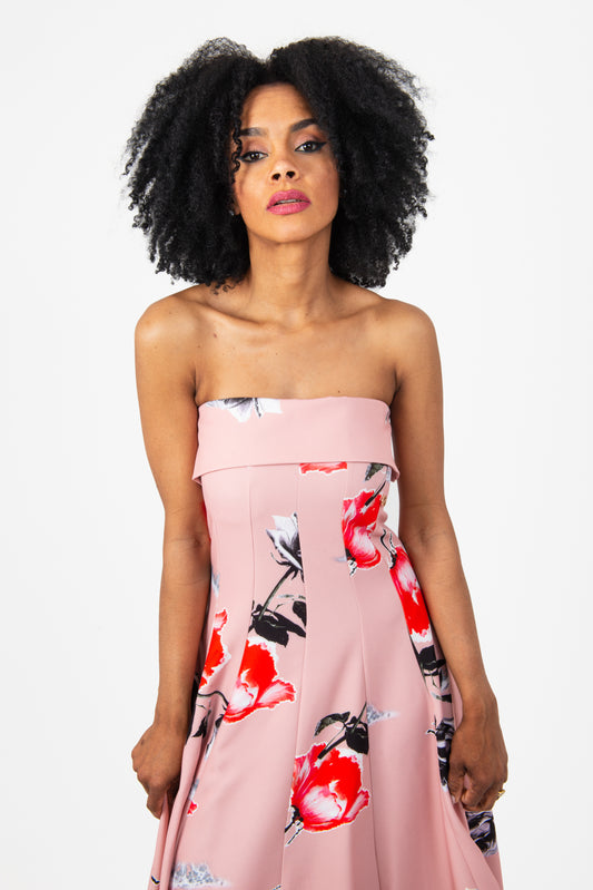 Rose/nude Dress OPIUM Milano - OPM-AB-763/GENI