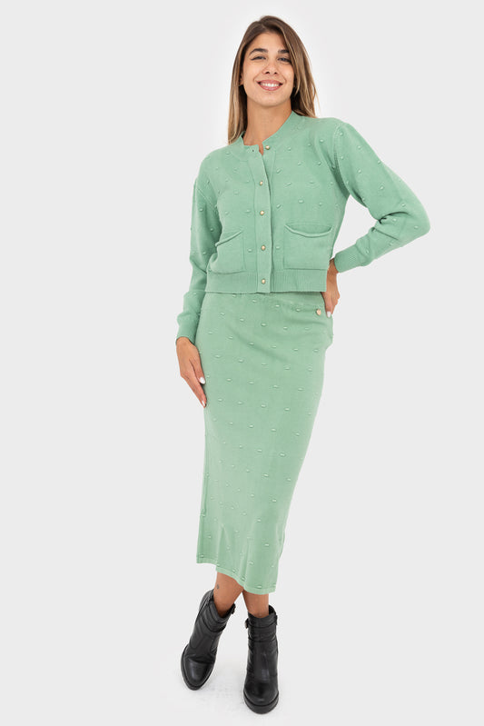 OPIUM Milano Avocado Skirt - VCV-GN-IT2017