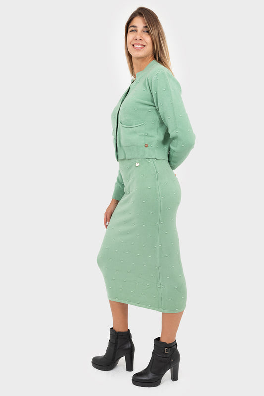 OPIUM Milano Avocado Skirt - VCV-GN-IT2017