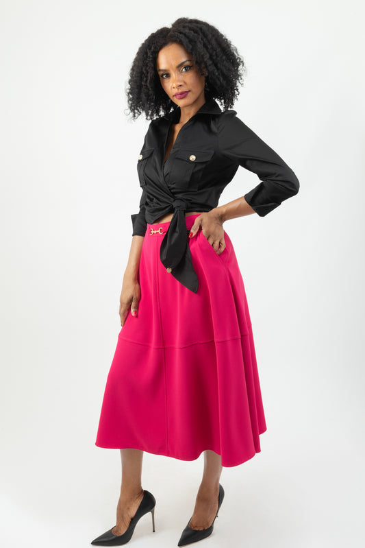 Fuchsia Skirt OPIUM Milano - OPM-GN-392/EN55