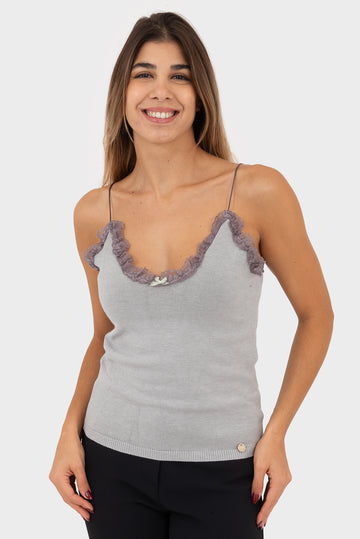 OPIUM Milano Pearl Tank Top - VCV-TP-IT2009
