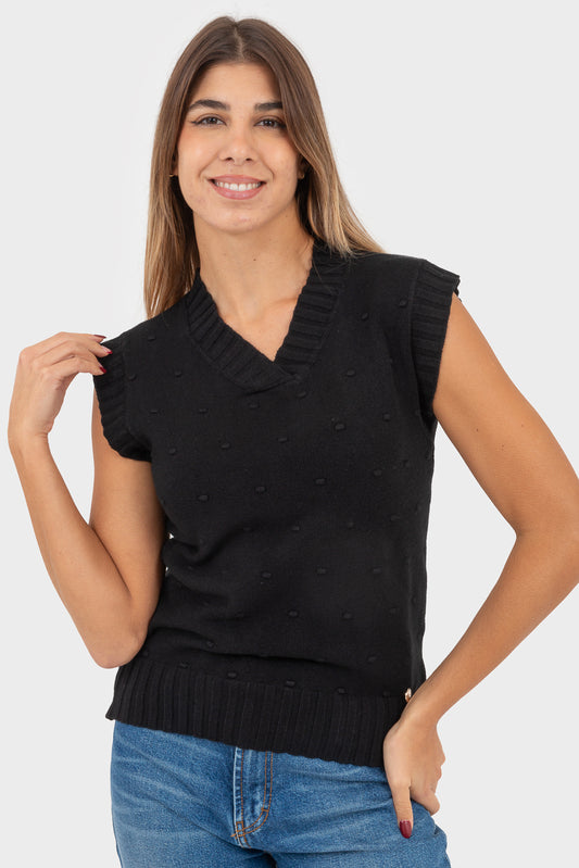 OPIUM Milano Black Vest - VCV-GL-IT2018