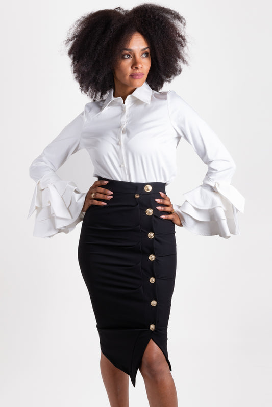 Black Skirt OPIUM Milano - OPM-GN-385/EN48