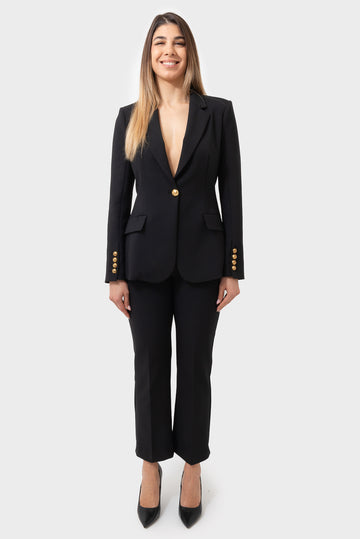 Elisabetta Franchi Black Suit - TP00151E2