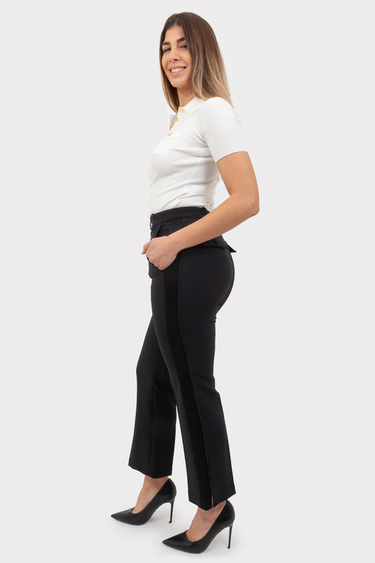 Elisabetta Franchi Black Trousers - PA08651E2