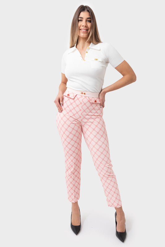 Pantalone Rosababy-red Elisabetta Franchi - PAS7151E2