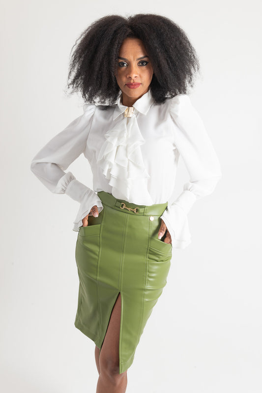 OPIUM Milano Oil Skirt - OPM-GN-399/VICK