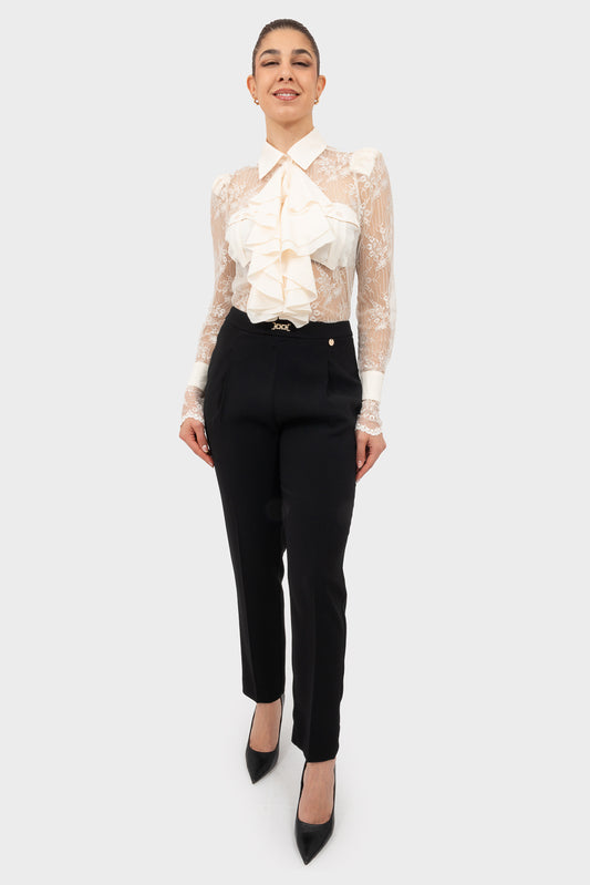 Pantalone Nero OPIUM Milano - OPM-PN-411/EN55