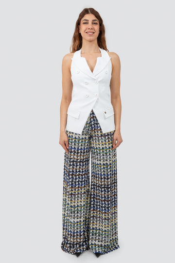 Multicolor Pants OPIUM Milano - OPM-PN-417/H128