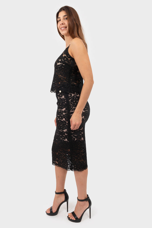 Gonna Nero OPIUM Milano - OPM-GN-406/EN53