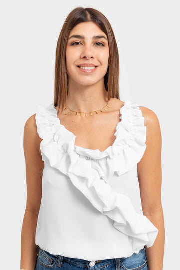 Top Bianco OPIUM Milano - OPM-TP-657/G20