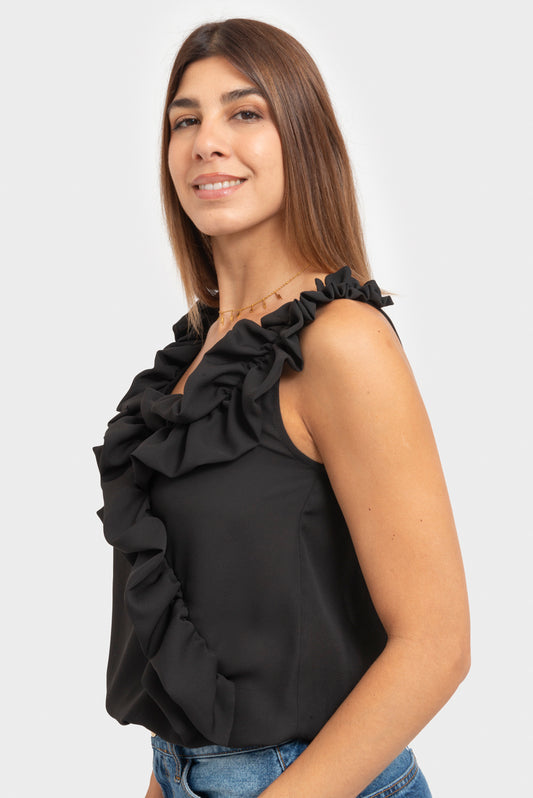 Top Nero OPIUM Milano - OPM-TP-657/G20