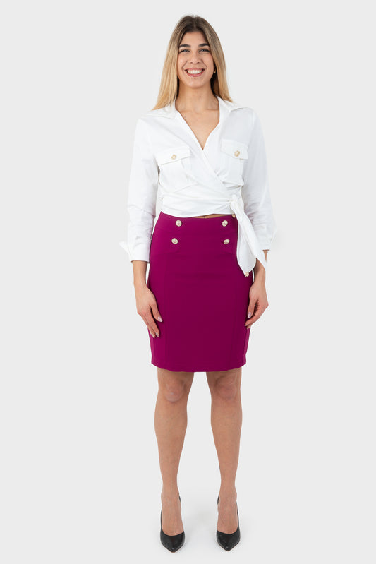 OPIUM Milano Magenta Skirt - OPM-GN-396/EN55