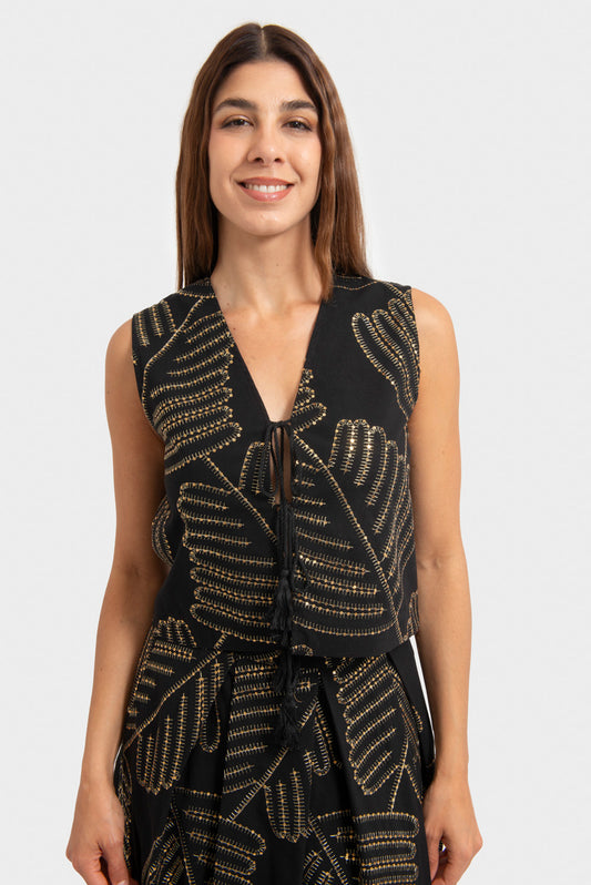 Gilet Nero DIXIE - LAG4WED