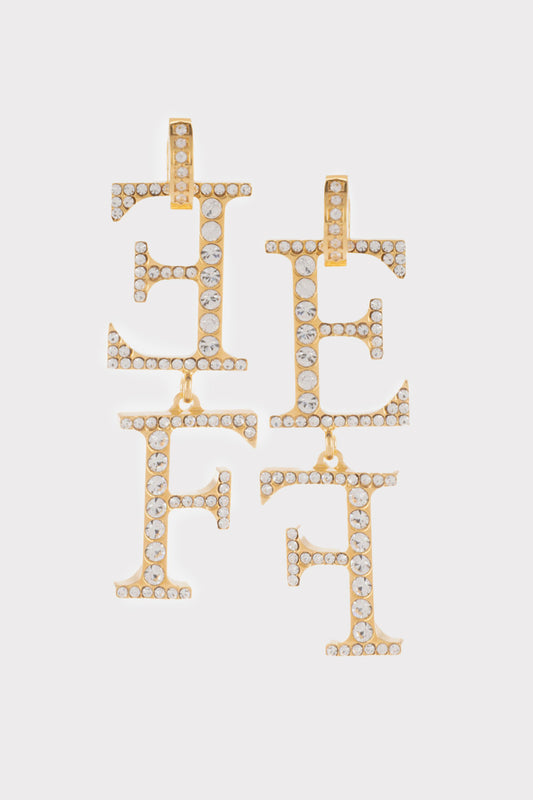 Orecchini Orogiallo Elisabetta Franchi - OR17K52E2