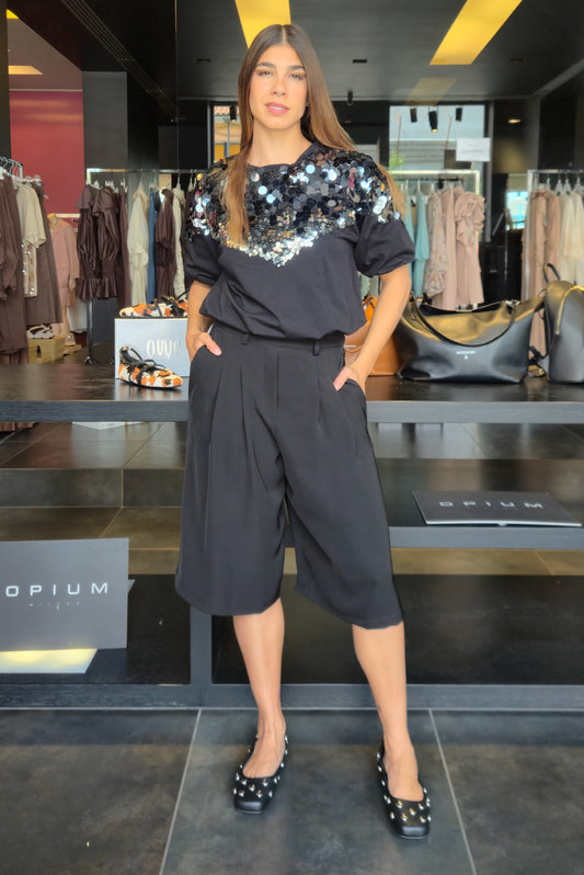 Pantalone Nero TENSIONE IN