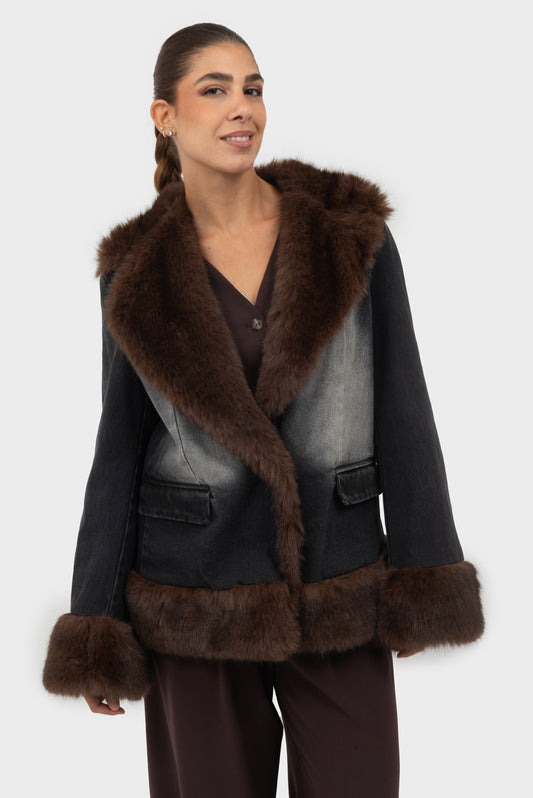 Giubbino Nero-moro TENSIONE IN - 25/W25J006CAMP