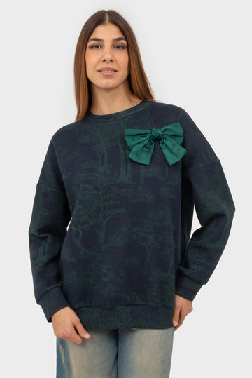 Felpa Blu-verde TENSIONE IN - AI25-2090CAMP