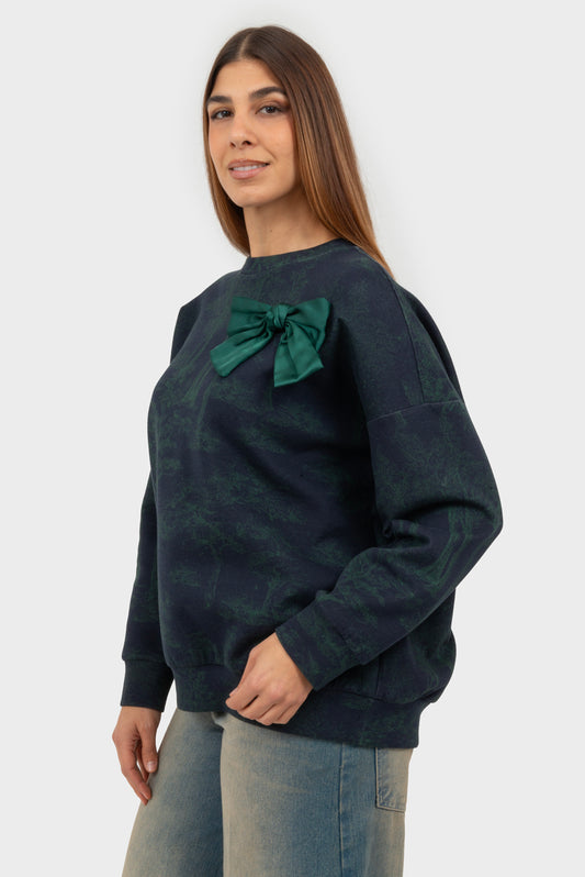 Felpa Blu-verde TENSIONE IN - AI25-2090CAMP