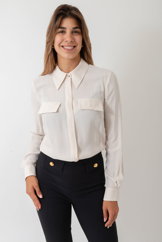 Camicia Lattice Elisabetta Franchi - CA08846E2