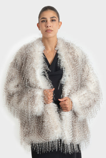 Cappotto White brown MATISS - LMN-CP-LD3368