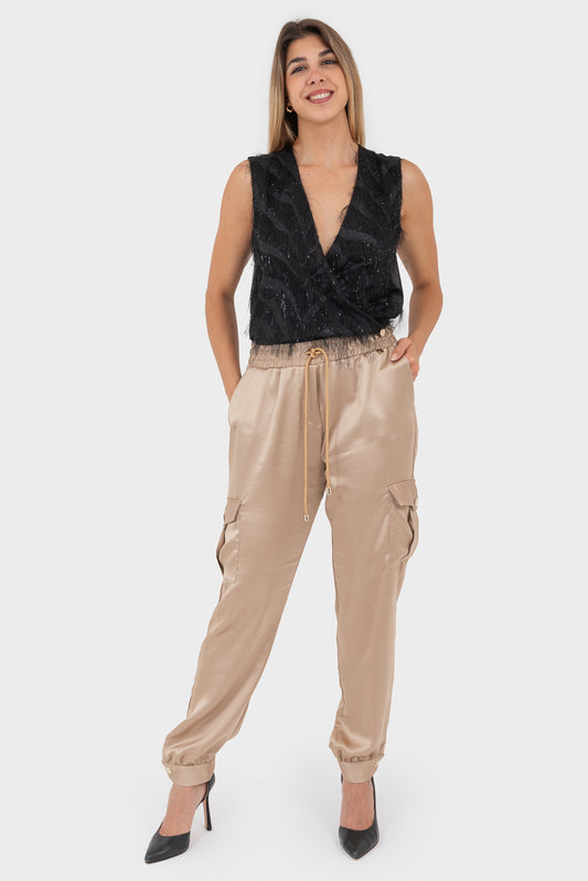 Pantalone Sabbia OPIUM Milano - OPM-PN-392/RASO