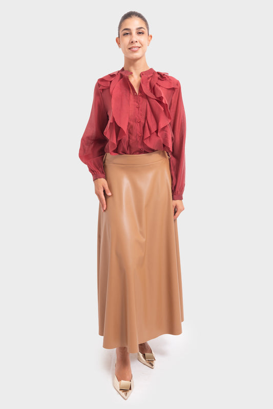 Gonna Cammello MATISS - LIL-GN-A8590SYP#