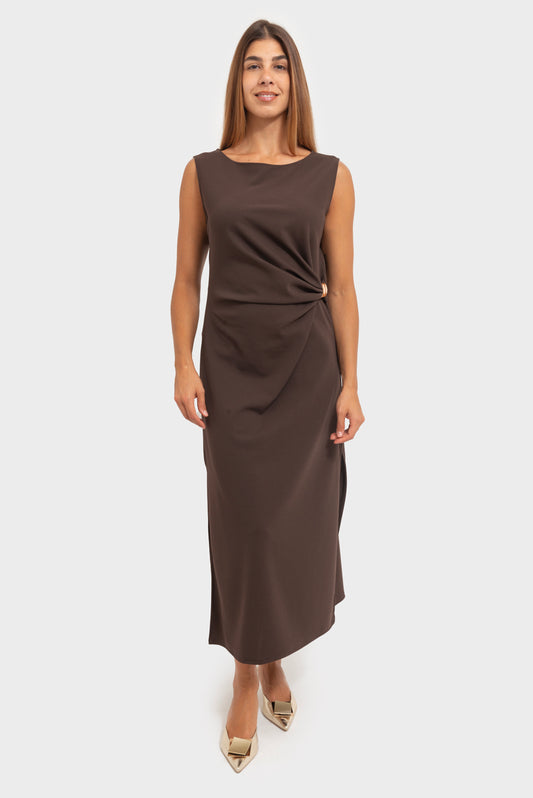 Abito Mocha mousse MATISS - JWK-AB-69225SM