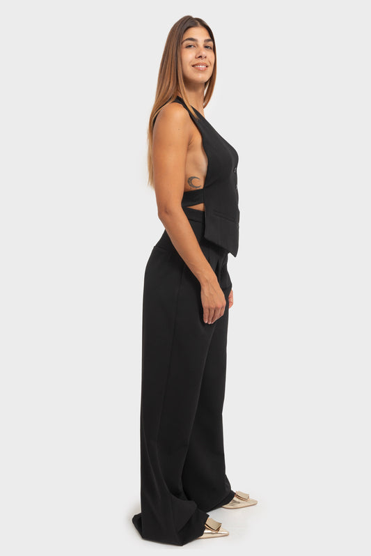 Pantalone Nero OPIUM Milano - OPM-PN-421/STUP