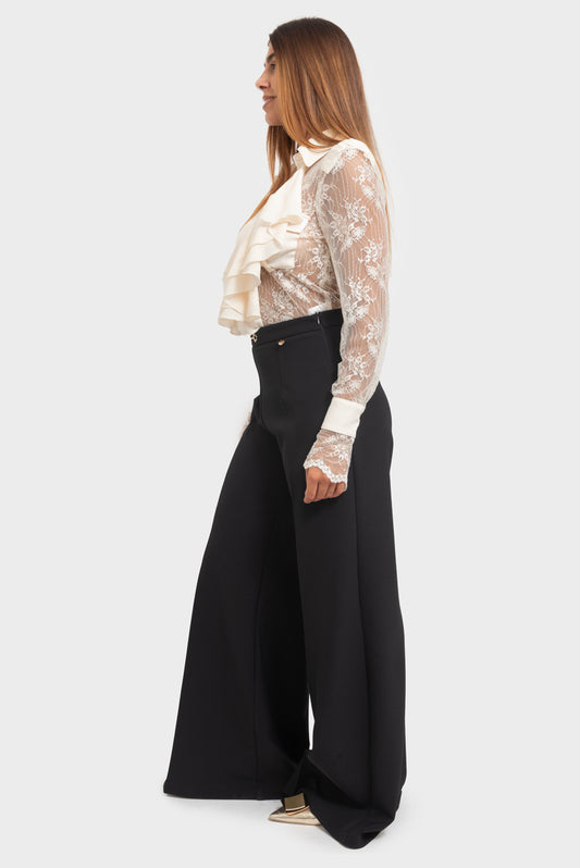 Pantalone Nero OPIUM Milano - OPM-PN-426/EN57